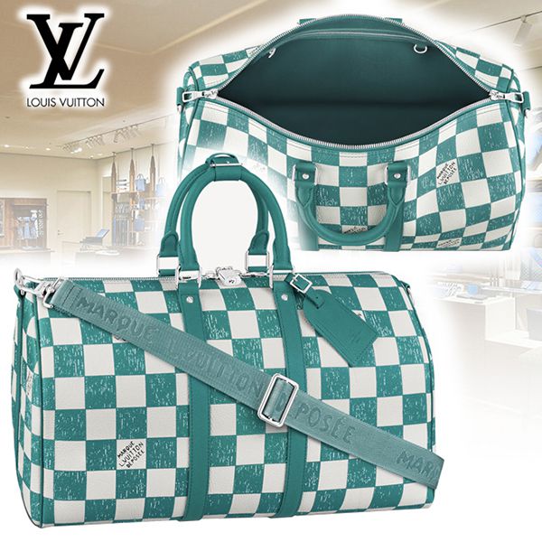 新作 ルイヴィトン ボストンバッグ 偽物 ダミエ キーポルバンドリエール45 バッグ N80404